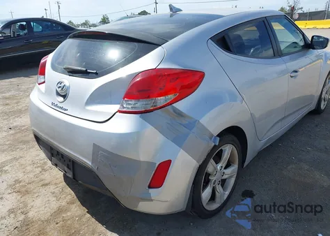 2012 Hyundai Veloster Base W/Black из США, поврежденный, VIN KMHTC6AD5CU048370